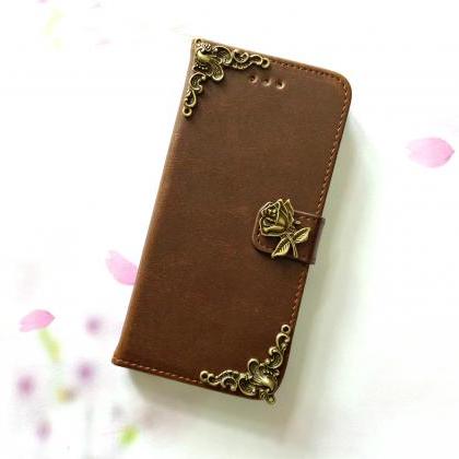 Flower Iphone 6 6s 4.7 Leather Wallet Case,..