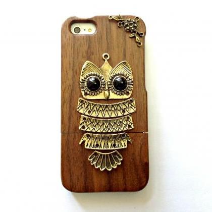 Owl Iphone 6 6s 4.7 Wood Case, Vintage Iphone 6 6s..