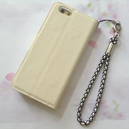 Compass White Removable Phone Wallet, Iphone 6 6s..