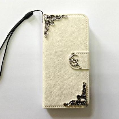 Angel White Removable Phone Wallet, Iphone 6 4.7..