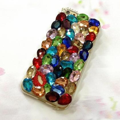 Rainbow Iphone 6 6s 4.7 Bling Crystal Case, Bling..