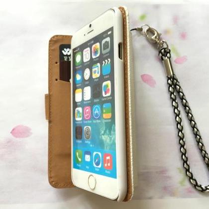 Heart Bling Iphone 6 6s 4.7 Leather Wallet Case,..